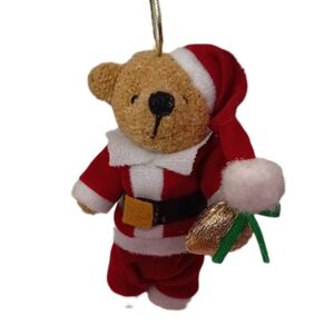 Santa Bear Ornament